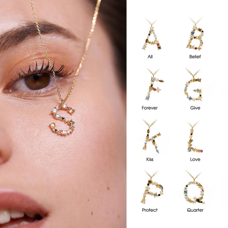 Golden Alphabet Charm