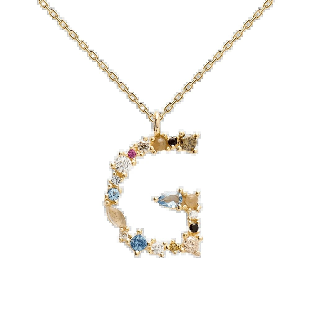 Golden Alphabet Charm