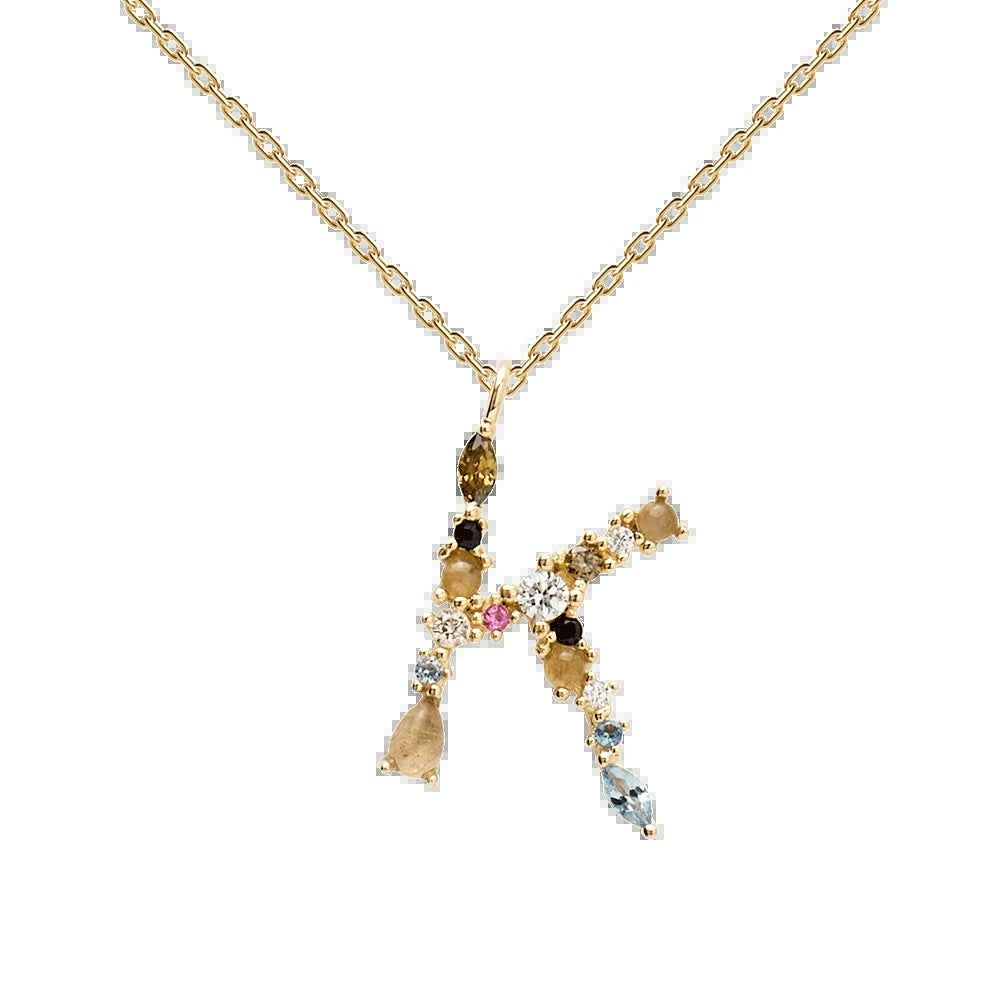 Golden Alphabet Charm