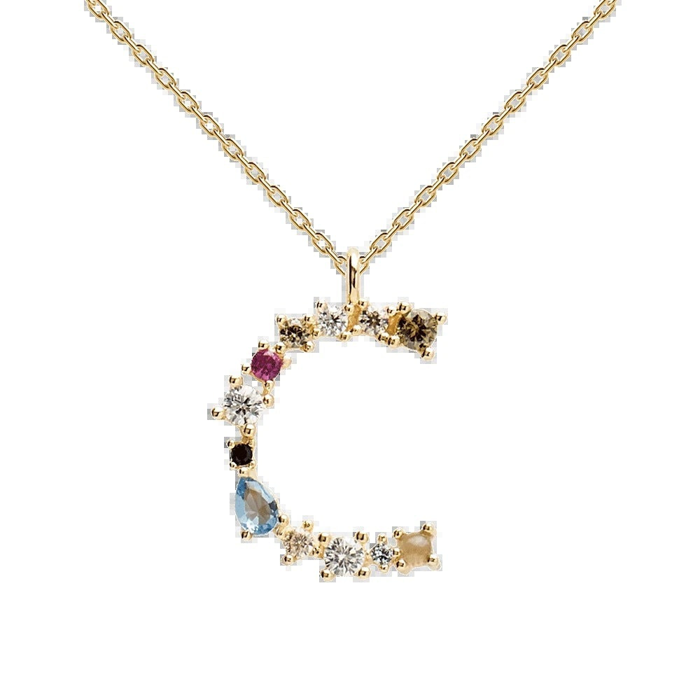 Golden Alphabet Charm