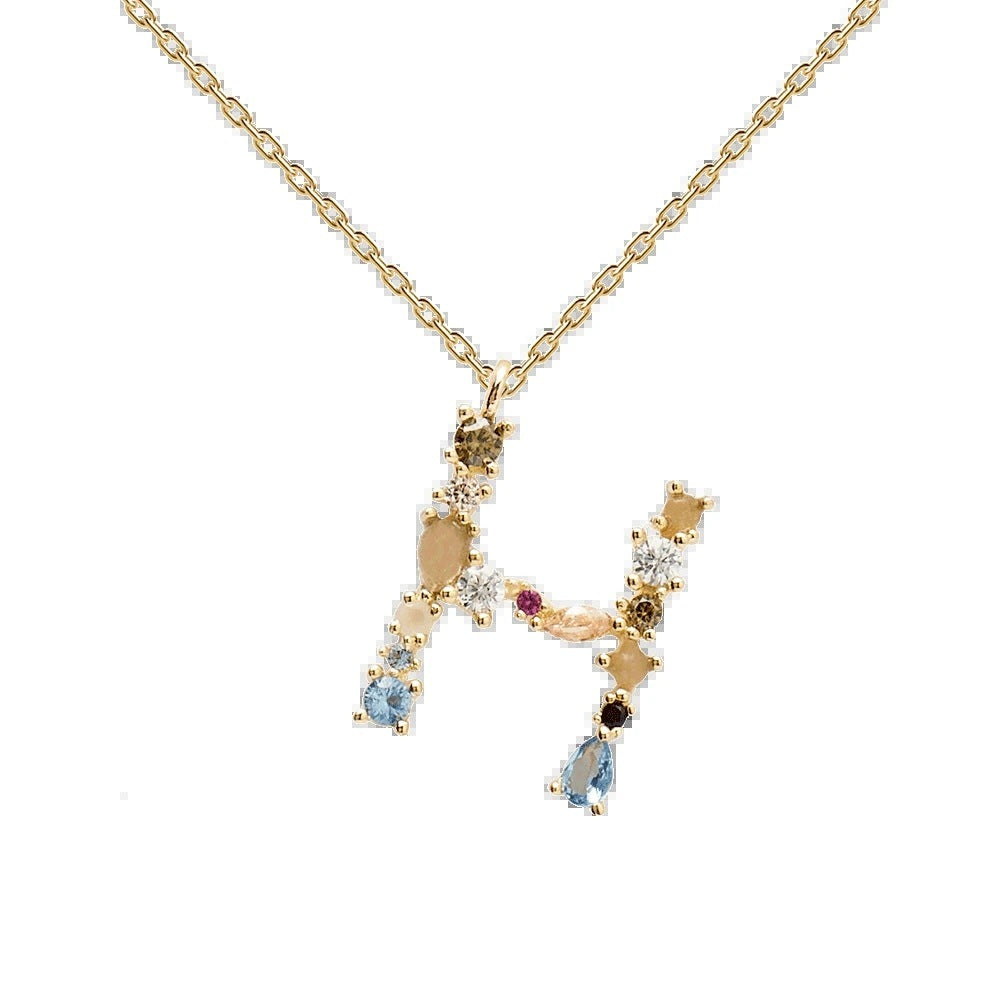 Golden Alphabet Charm