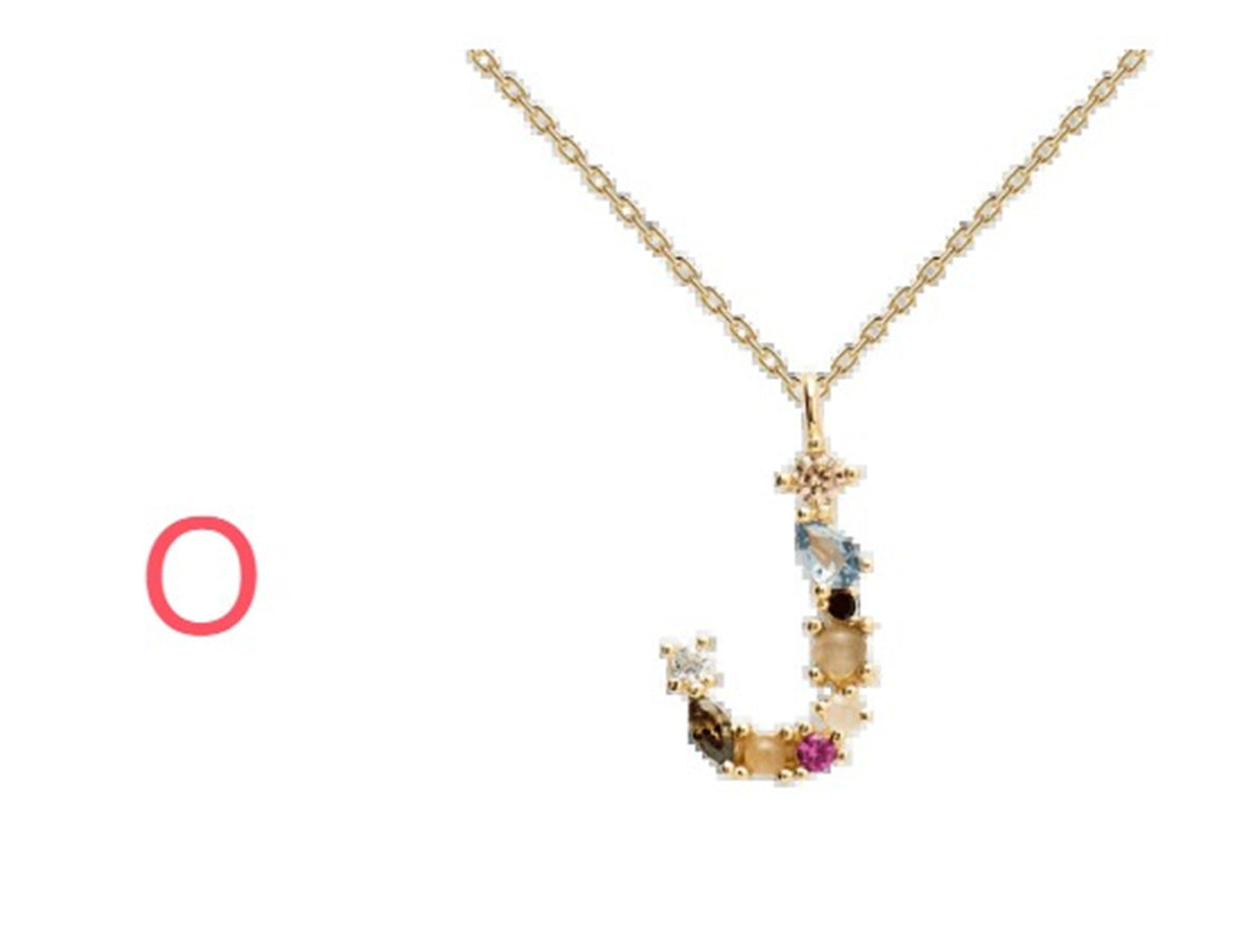 Golden Alphabet Charm