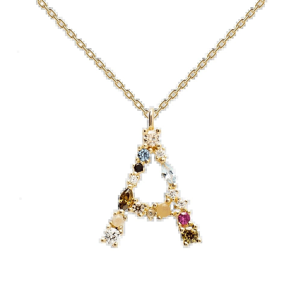 Golden Alphabet Charm