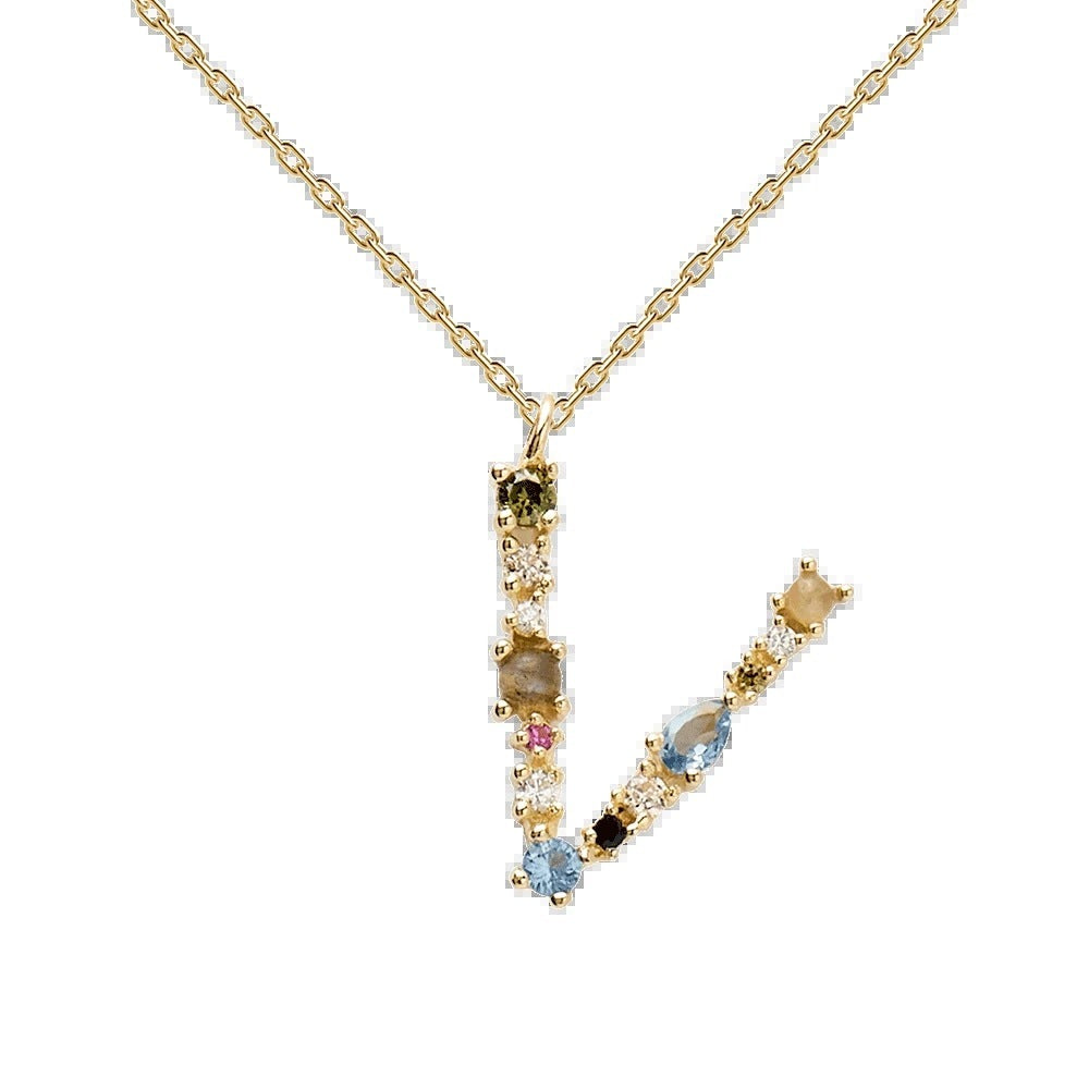 Golden Alphabet Charm