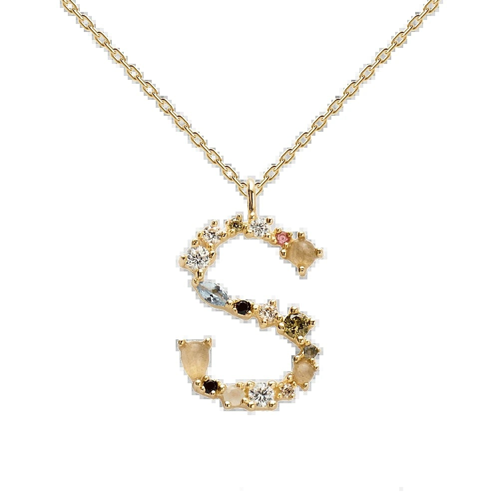 Golden Alphabet Charm