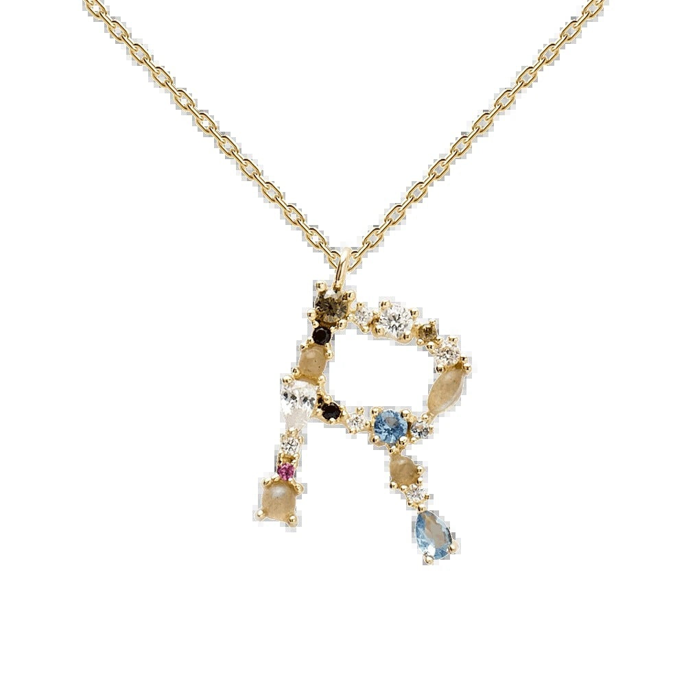 Golden Alphabet Charm