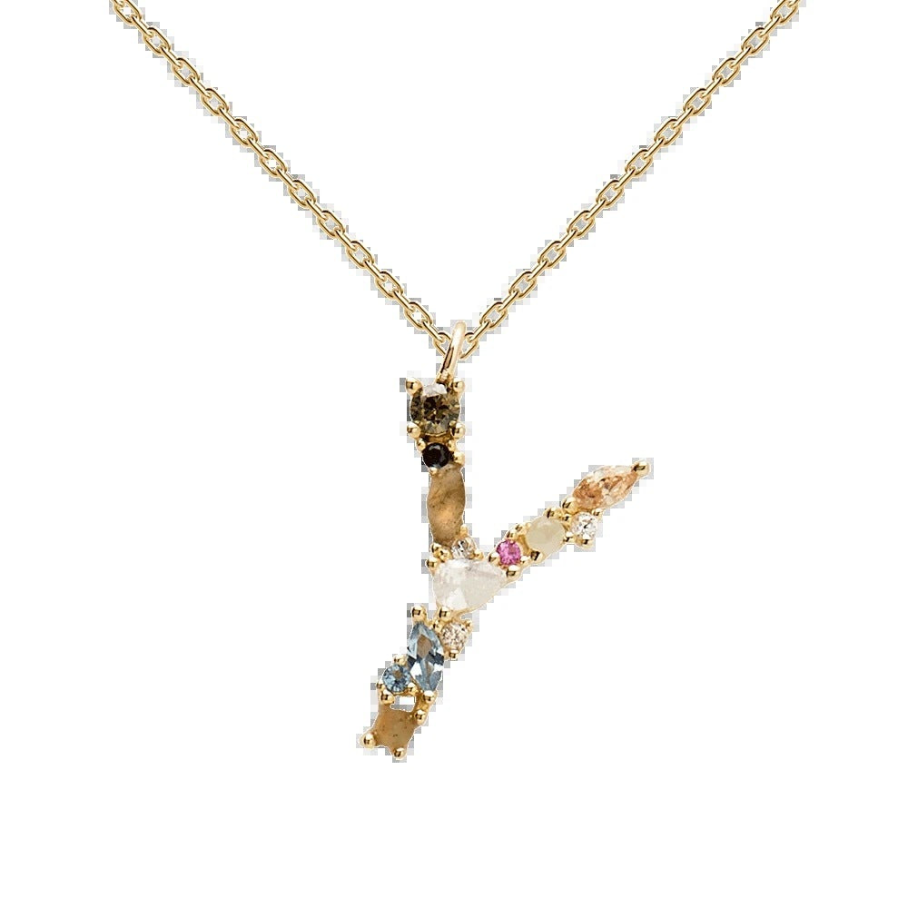 Golden Alphabet Charm