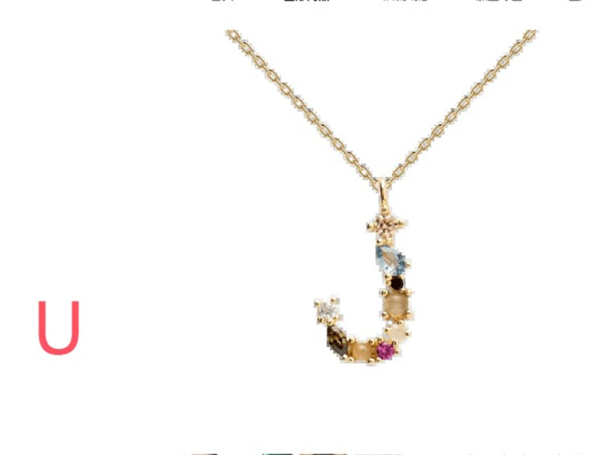 Golden Alphabet Charm