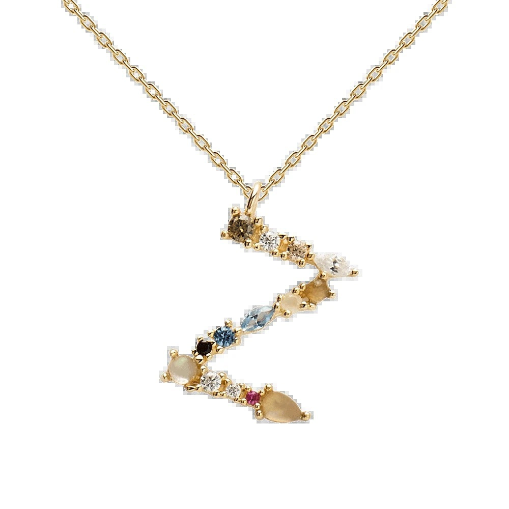Golden Alphabet Charm