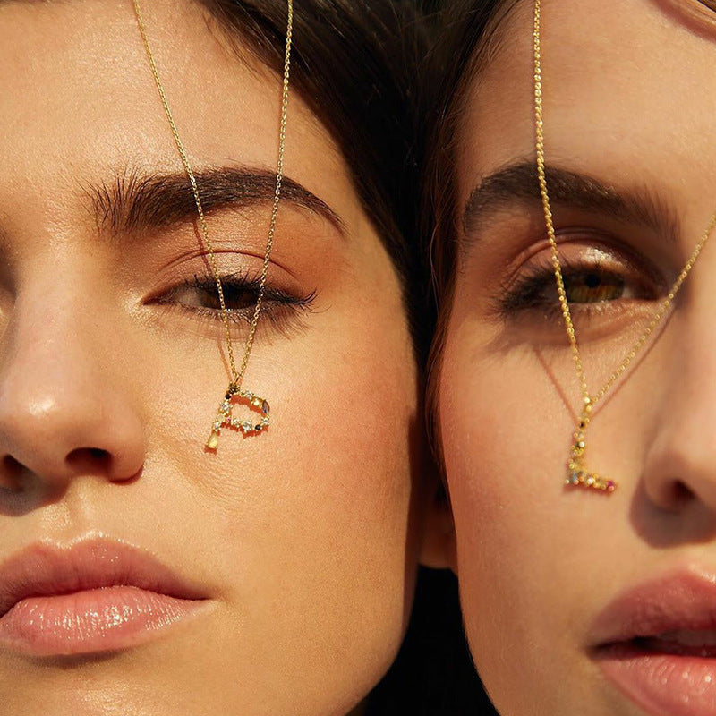Golden Alphabet Charm