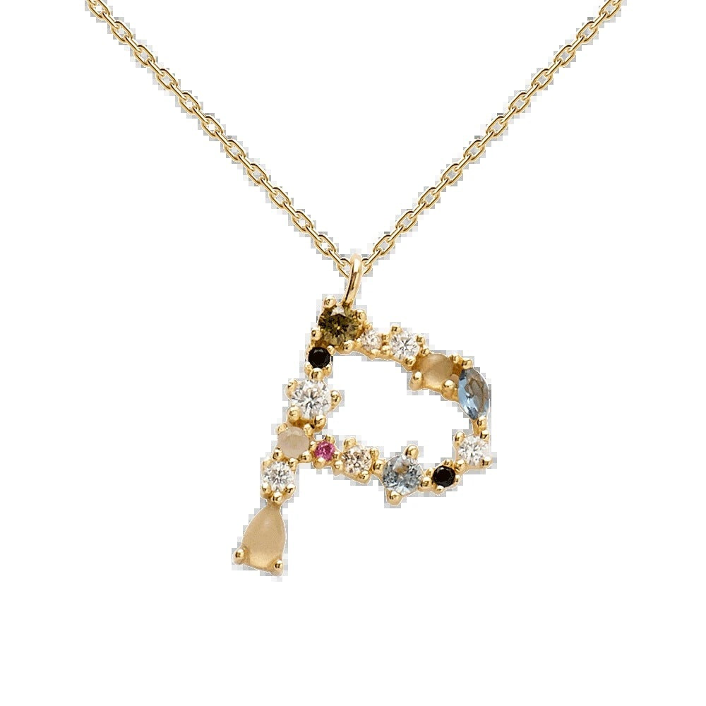 Golden Alphabet Charm