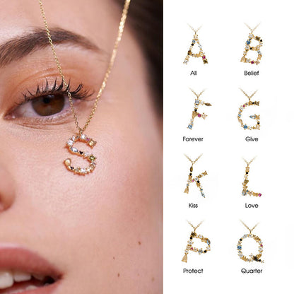 Golden Alphabet Charm