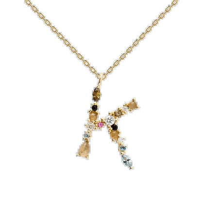 Golden Alphabet Charm