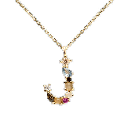Golden Alphabet Charm