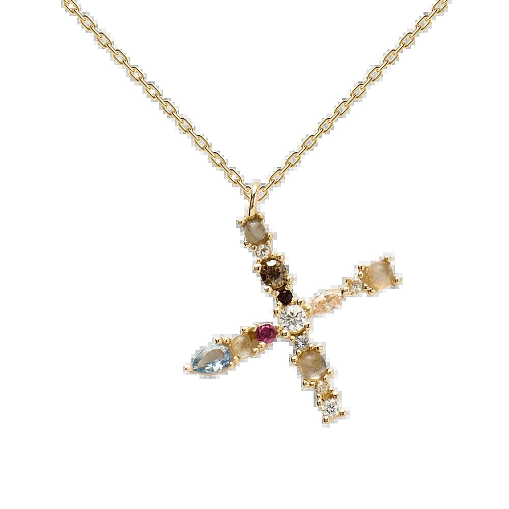 Golden Alphabet Charm