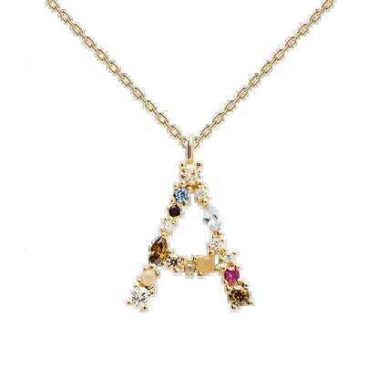 Golden Alphabet Charm