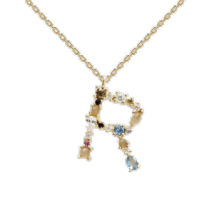 Golden Alphabet Charm